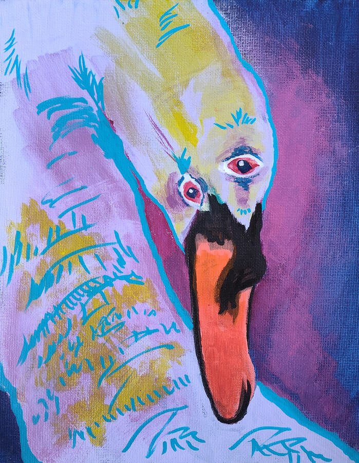 Polk County, Acrylic, 8"x10" canvas board, 2025