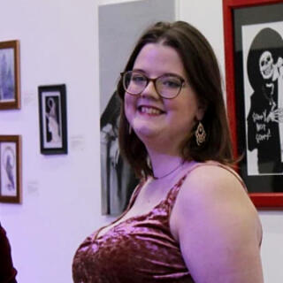 With paintings